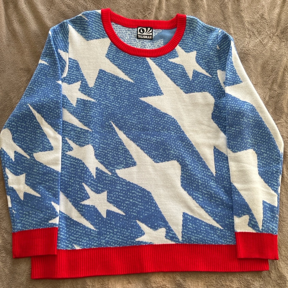 Talisman Men’s Graphic Crewneck Sweater – Size L